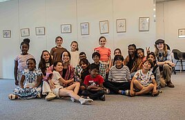 Teken en schilderles voor kinderen bij Luna Nguyen Atelier 