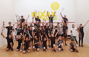 Illustratie bij Jeugd Squash