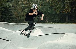 Skateboard- en stuntsteplessen