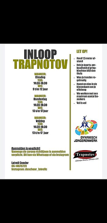 Illustratie bij Inloop Trapnotov