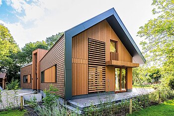 Huis dat Egbert de architect heeft ontworpen