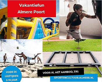 Stormbaan, kickboksen, volleybal en pannavoetbal
